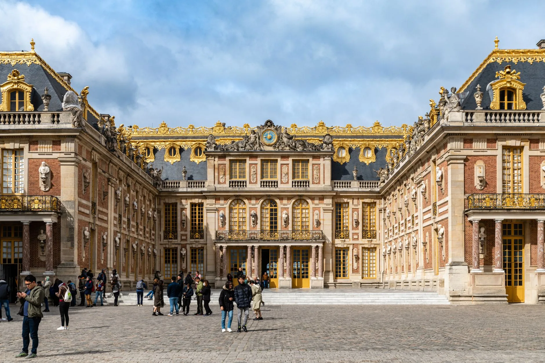 Le château de Versailles, site français inscrit au patrimoine mondial de l'UNESCO